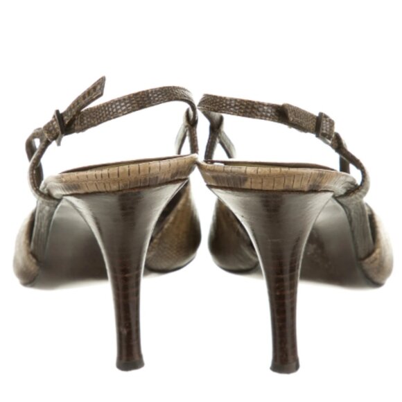 Stuart Weitzman Leather Slingback Sandals | Vintage and PERFECT for Spring - Picture 2 of 6